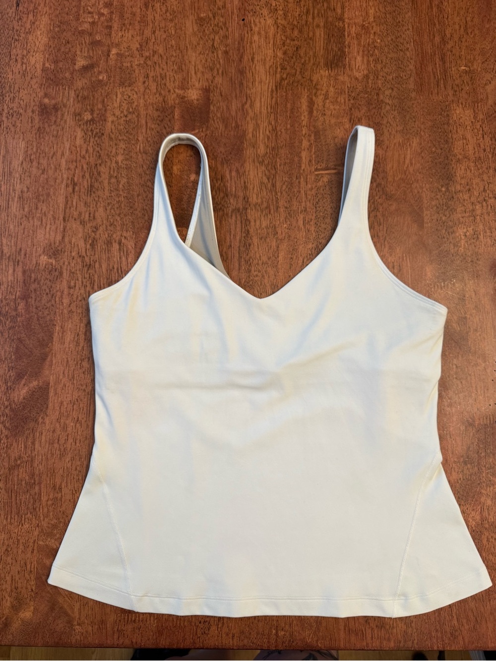 LuLulemon Align Waist-Length tank top in white, size 10